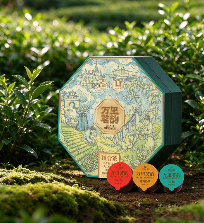 华祥苑万里茗韵组合茶98克